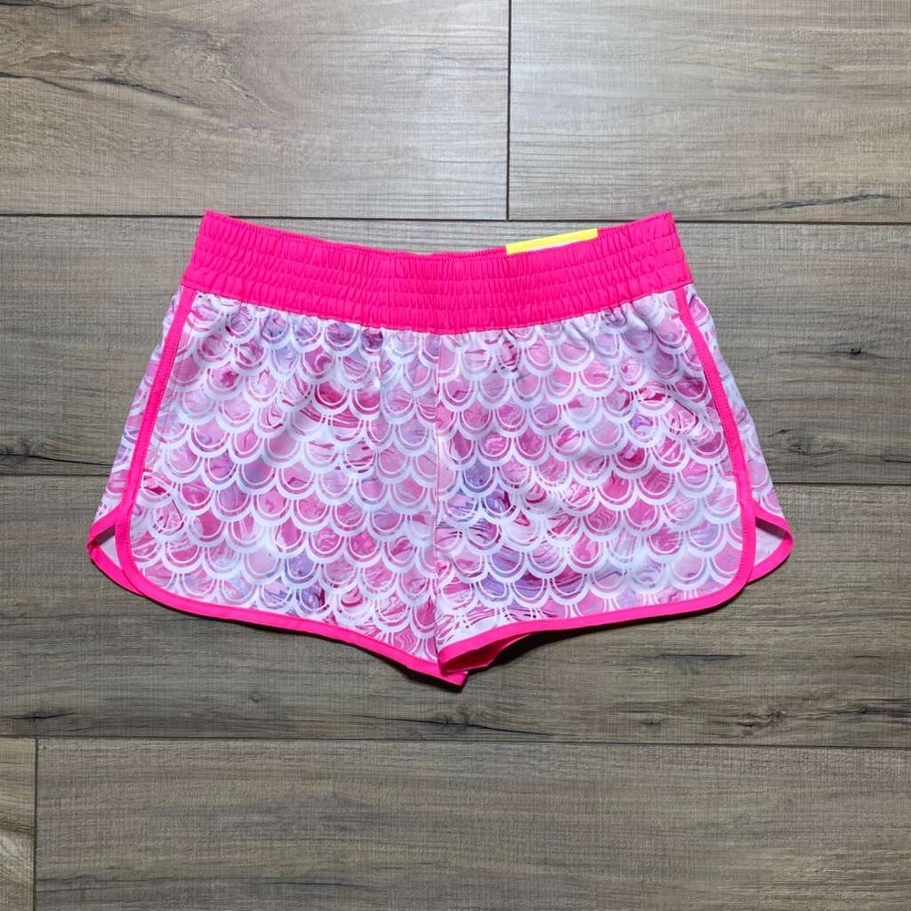 O’Rageous Girls‎ Marble Mermaid Print E Swim Boardshorts Size Large Pink
